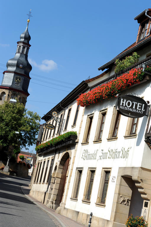 Weinkastell Zum Weissen Ross Hotel Kallstadt Eksteriør billede